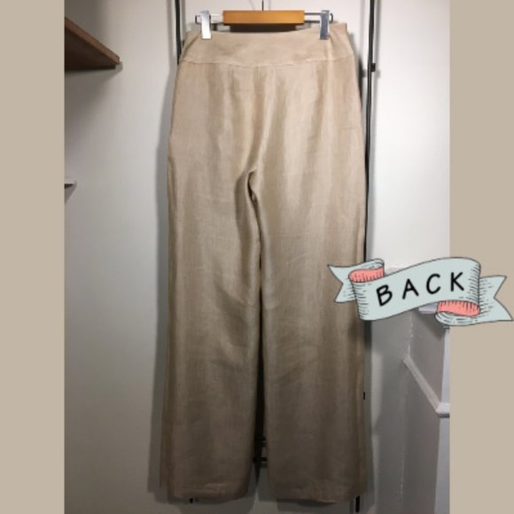 Jones New York Linen-blend Pants 4 - Picture 2 of 6